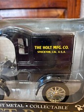 VINTAGE ERTL Diecast Cat Caterpillar Delivery Car Bank Holt MFG Co. Stockton USA