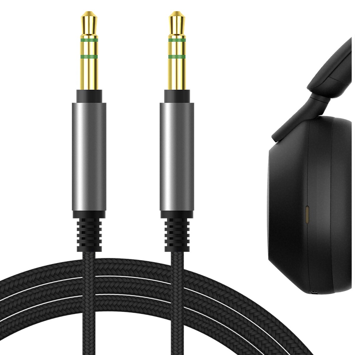 Geekria Audio Cable for Sony MDR-1AM2 MDR-XB950BT 1000XM5 1000XM4