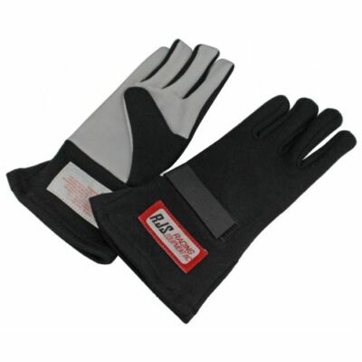 RJS Safety Products 600020106 Driving Gloves - SFI 3.3/1; Black; X-Large