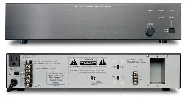 TOA P-912MK2 UL 120W Single-Channel Modular Power Amplifier Free Shipping NEW - Image 2 of 2