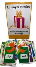 Teacher Made Literacy Center Vocabulary Learning Resource Game Antonym Puzzles