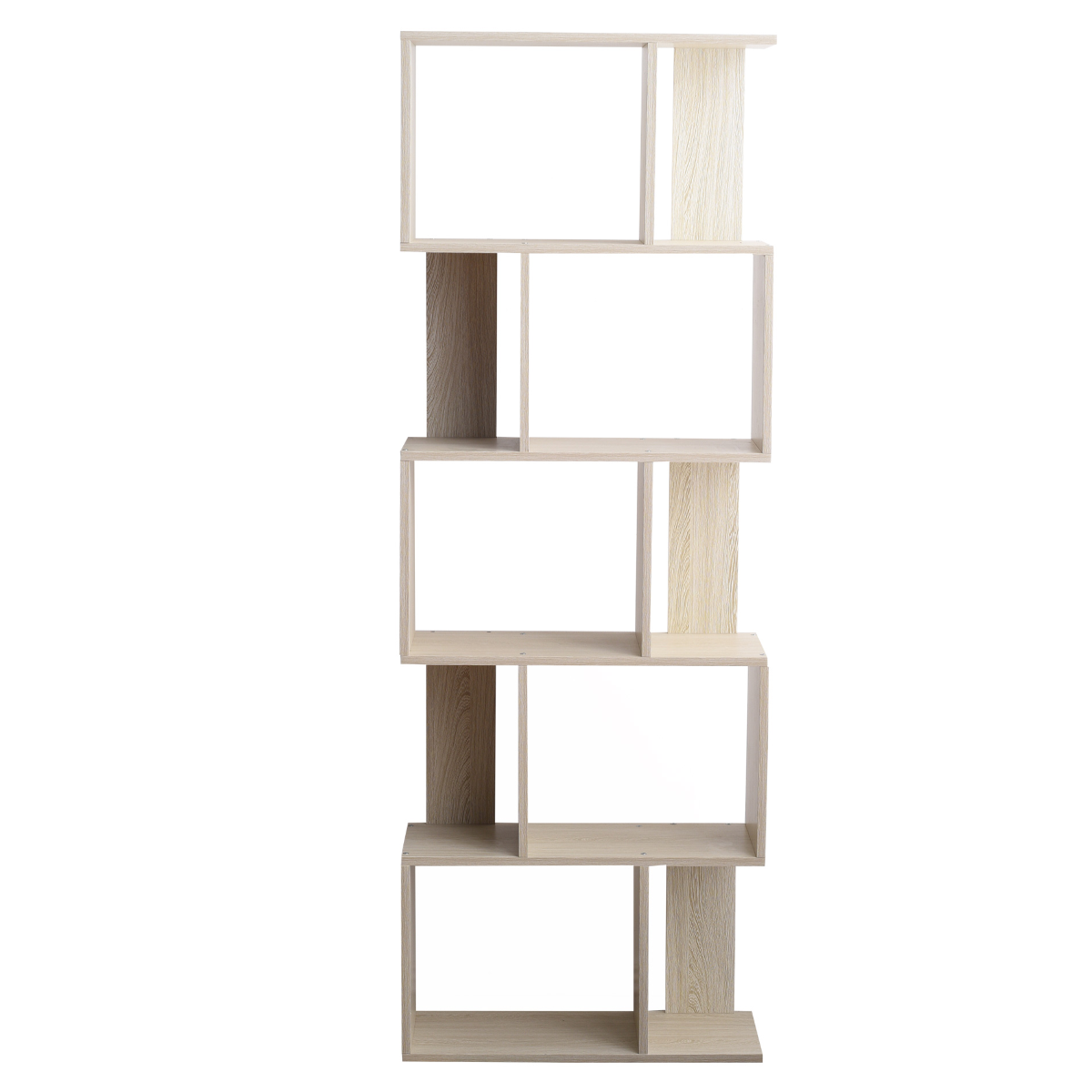 Libreria Moderna 5 Ripiani In MDF Bianco | 169x60x24 Cm | Ideale Per Soggiorno O Ufficio - Foto 13
