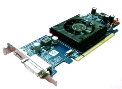 Dell ATI Radeon HD3450 0P003P 512MB DVI HDMI Low Profile PCI-E Grafikkarte