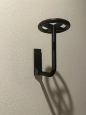 Mini Helmet Mount Wall Hanger Bracket Display. Command strip OR Screw Plate-READ