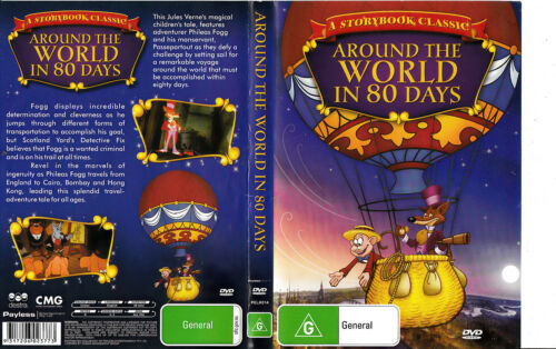 Around The World in 80 Days-A Storybook Classic-1940-Animated-Movie-DVD |  eBay