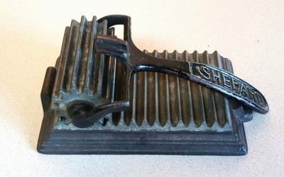 Antique Cast Iron Shepard Hand Fluter Clothing Crimper Pat 1878 Buffalo NY