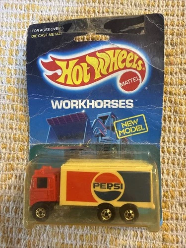 Hot Wheels Vintage 1988  ‘Work Horses’ Pepsi Cola Delivery Truck