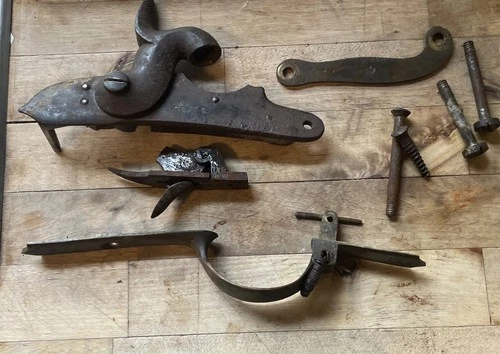 Potsdam Musket Lock, Trigger Guard, Working Internals Civil War 1862 Uprising