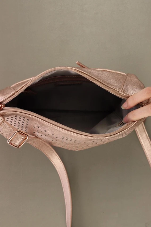 ✨ ara Umhängetasche Handtasche für Damen rosa aus Polyurethan ✨ - Bild 3 von 4