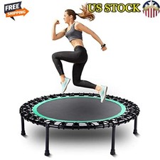 40" Bungee Rebounder Trampoline Fitness Exercise Adults Kids Jump Fun Green New