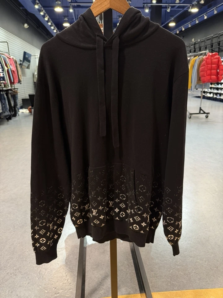 Talla XL - Louis Vuitton Monograma Gradiente Sudadera con Capucha Muy Limpia Auténtica $1250 Foto 4 de 4