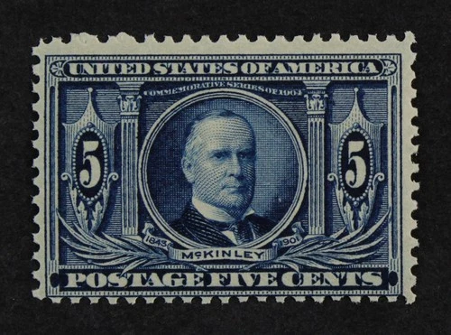 CKStamps: US Stamps Collection Scott#326 5c Mint OG Lightly Gum Disturb