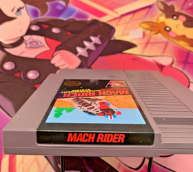 Mach Rider (Nintendo Entertainment System, NES) 5 Screw Cart Only - Tested