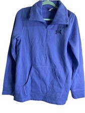 NWT Under Armour Women's Lavender Front Pocket Pullover Half Zip Size M