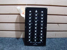 USED RV HOUSE 12V CURCUIT BREAKER PANEL P/N: 129068-3