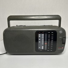 GE AM/FM/TV SOUND/WEATHER AC/DC RADIO MODEL 7-2948 WORKS
