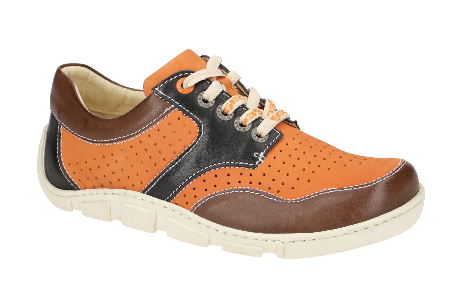 Катапультироваться из самолета Schuhe FLIGHT orange Herrenschuhe sportliche Halbschuhe 20007 NEU