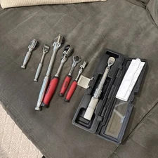 Icon Ratchets 1/4”  3/8” 1/2” Anvils Comfort Grip And Chrome Handle torque 3/8 