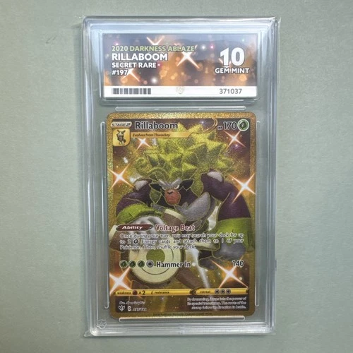 ACE 10   - Rillaboom - 197/189 - Darkness Ablaze - Pokemon SECRET RARE