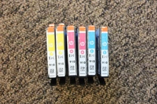 6-count HP 910 Color Ink Cartridges - Expired 1/2025 - 2x Cyan Magenta Yellow