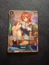 One Piece TCG Nami OP09-050 AA Alternative Art Rare Emperors in the New World