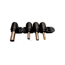 4Pcs Laptop Universal DC Power Jack Set Charger AC DC Adapter Plugs Female Male