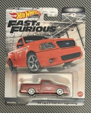 2022 Hot Wheels Premium Fast & Furious 1/5 ‘99 Ford F-150 SVT Lightning Red NIP