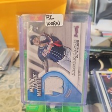 Christian Pache 2021 Topps Update ML Material Rookie card #MLM-CP! Braves!