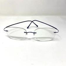 MARCHON AIRLOCK 2 730/2 26 48/20/150 BLUE RIMLESS EYEGLASSES 180I