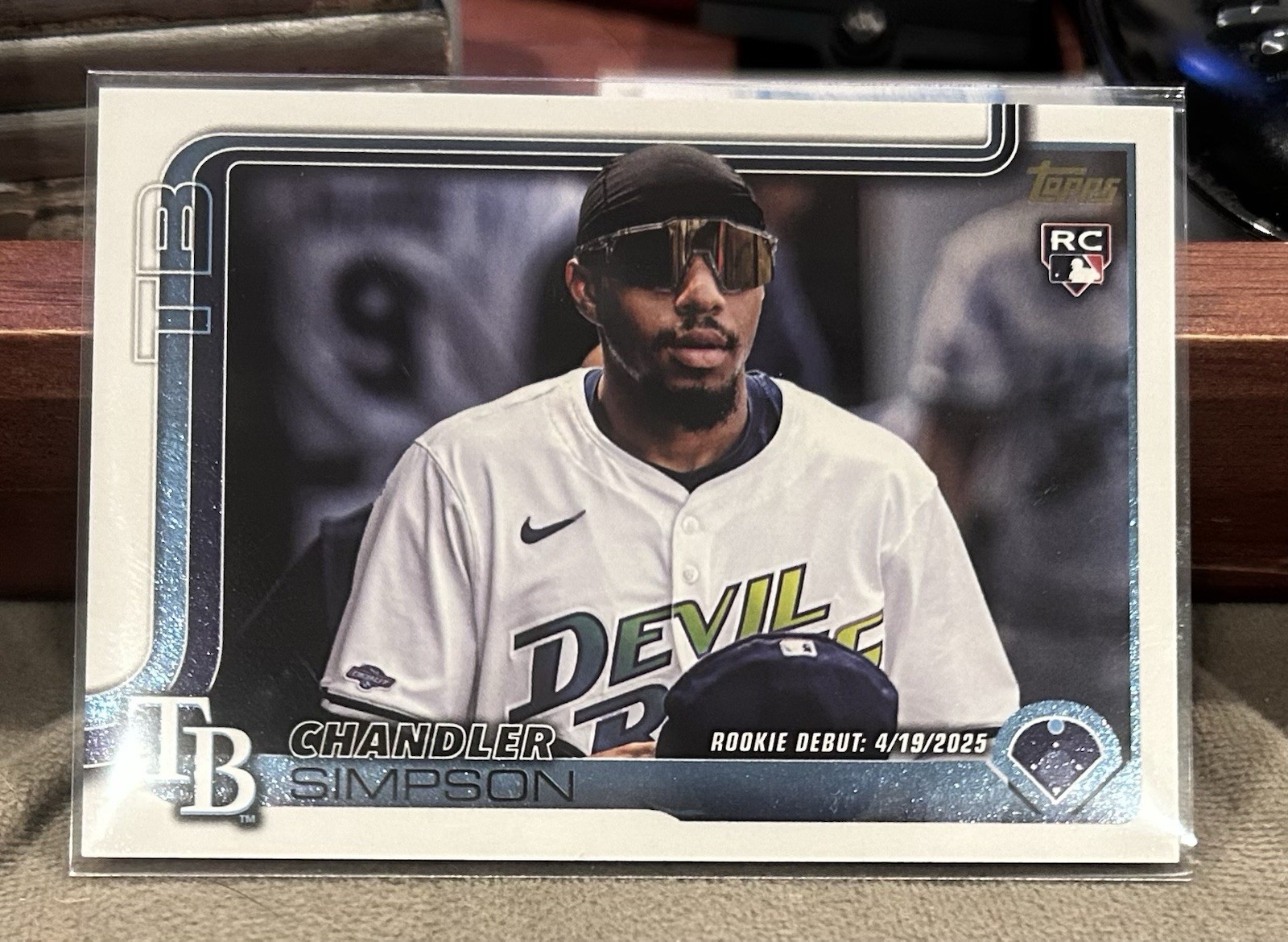 2025 TOPPS UPDATE CHANDLER SIMPSON RC GOLDEN MIRROR VARIATION #US349 SSP