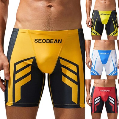 Strandshorts Badeanzug Anti-Saum Hose klassischer Stil Strandurlaub