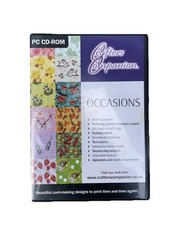 Crafters Companion double PC CD- ROM- OCCASIONS / Papercrafts Envelopes Craft
