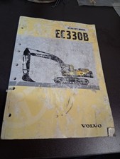 Guía manual para operadores de fábrica de orugas excavadora hidráulica Volvo EC330B