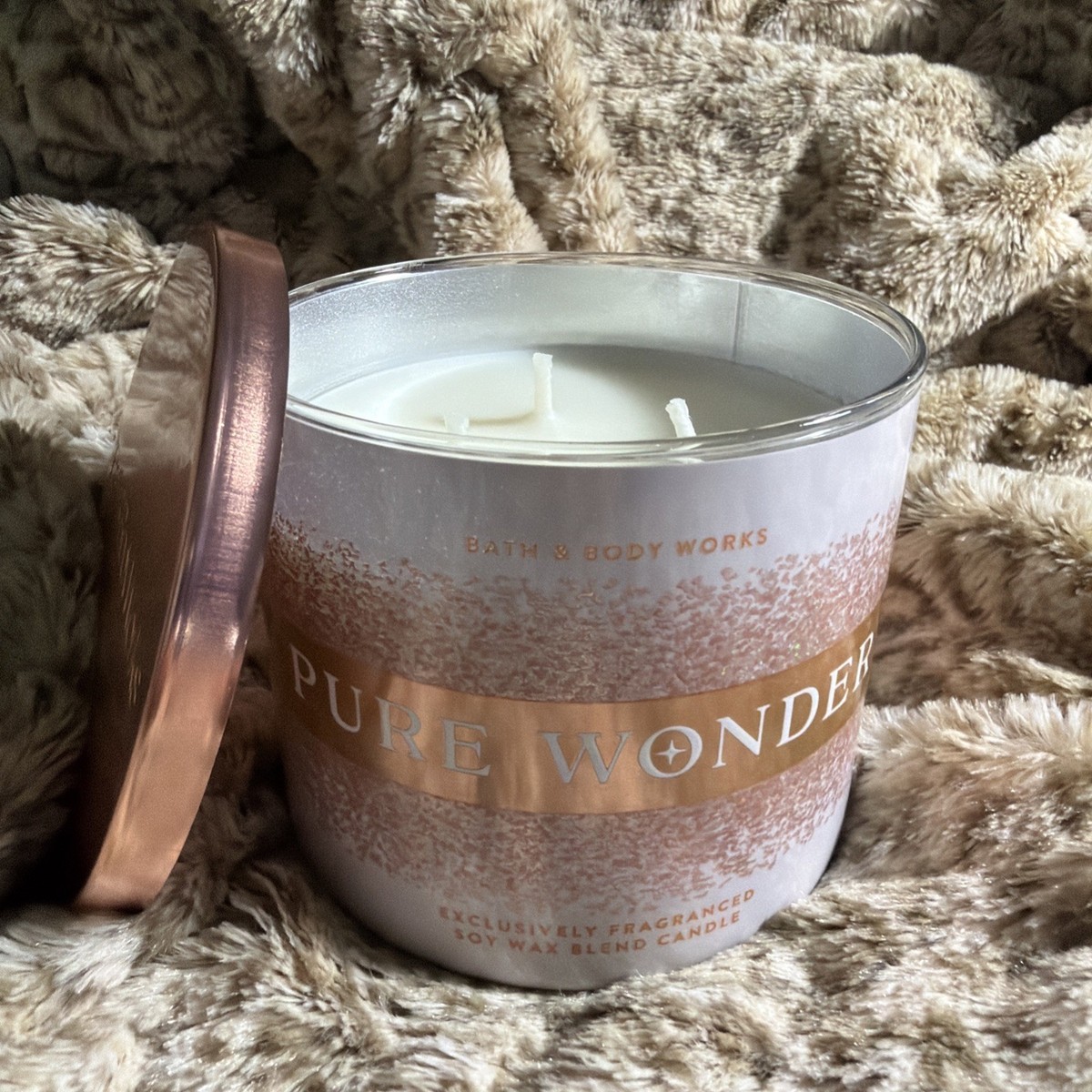Bath & Body Works Pure Wonder 3-Wick Candle, New | eBay