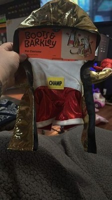 Boxing Champ Frontal Halloween Dog Costume Size S up to 20pounds