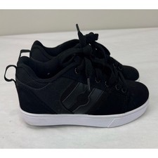 Heelys Original Skate Shoes Sneakers Black Kids Size 2 UK Size 1 Y2K