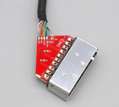 Professionelles RGB-SCART-Kabel für SNES. Csync 2M. High-quality SNES cable - Bild 1 von 4