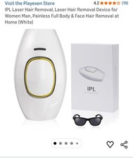IPL Laser Hair Removal Device For Full Body  Face White