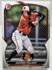 2023 Bowman Baseball Jackson Holliday Base Prospect #BP-20 Baltimore ORIOLES