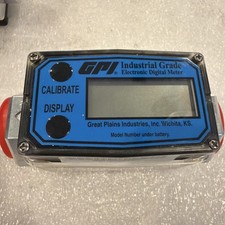 GPI - Industrial grade flowmeter  G2A10N09GMA,  1” Aluminum Turbine Flow Meter