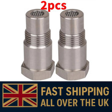 2X Oxygen O2 Lambda Sensor Catalytic Converter Check Fix CEL Spacer Adapter Plug