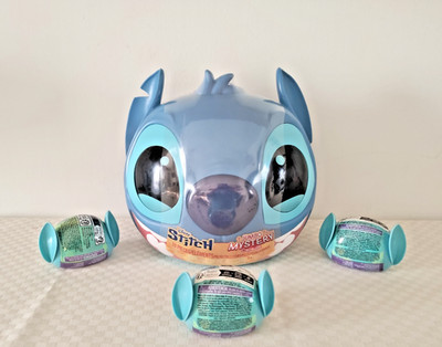 Disney Stitch Jumbo Mystery Kapsel + 3 Kapseln mit Mini Figuren  Neu