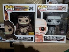 Funko Pop. Attack on Titan. Beast Titan and Colossal Titan HMV exclusive