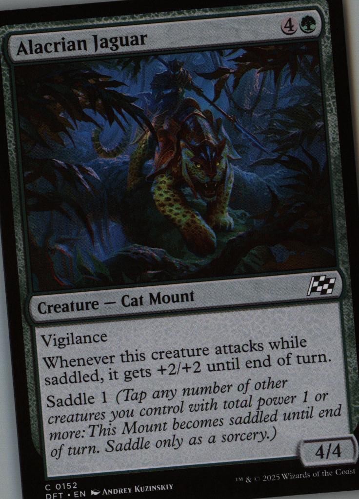 Alacrian Jaguar 152 Common Aetherdrift Magic: The Gathering Near Mint