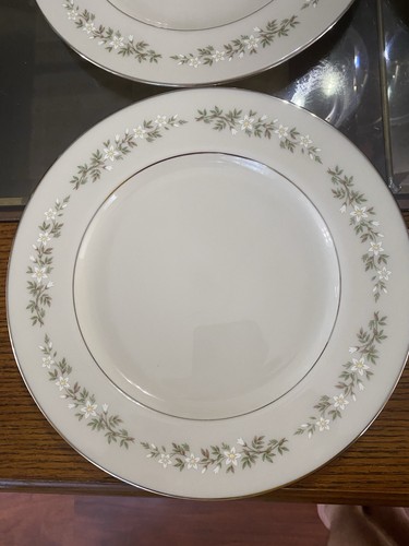 Set Of 6 Vintage Mid Century Modern Lenox Brookdale Dinner Plates Lot A EUC - Picture 5 of 6