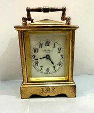 Antique New Haven Half Hour Repeater Carriage clock