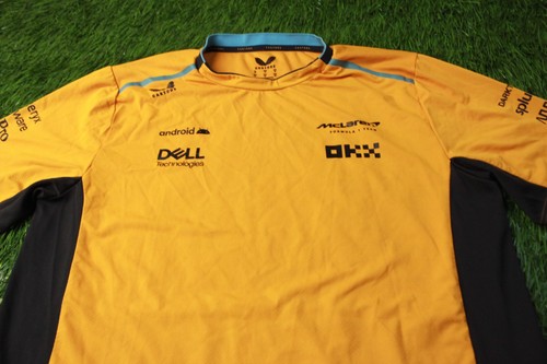 MCLAREN TEAM 2024 FORMULA 1 F1 RACING MEN JERSEY SHIRT CASTORE ORIGINAL SIZE XL - 第 3/11 張圖片