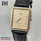 Seiko Dolce 9520-5130 Vintage 1985 [N.MINT] Gold Tank Mens Quartz Watch *Exc+5