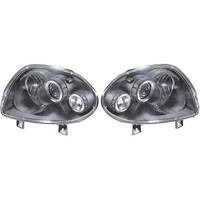 Scheinwerfer Passend FüR Set Renault Clio Baujahr 1998-2001 Klarglas/Schwarz