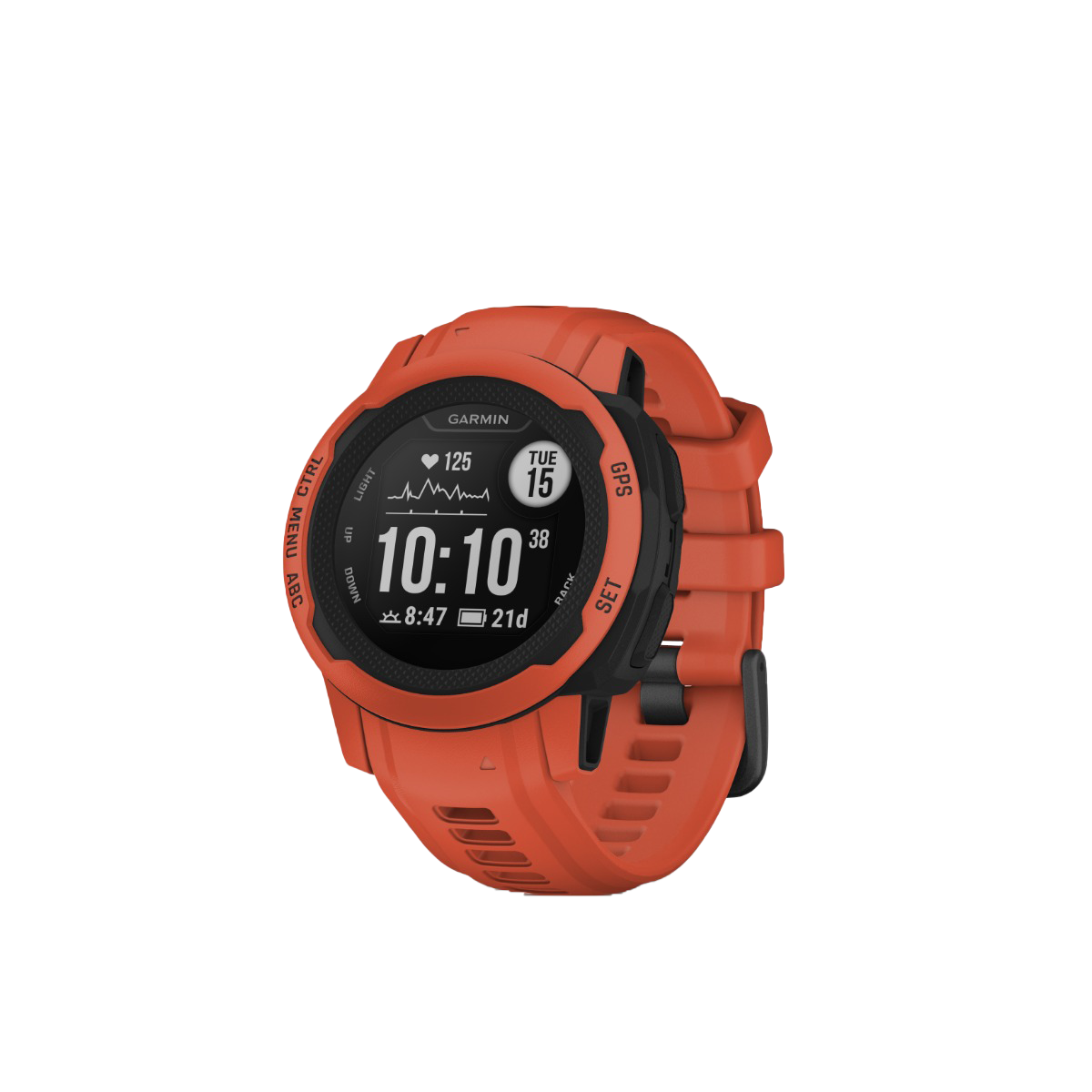Garmin Instinct 2S Poppy Refurbished Smartwatch 010-02563-06